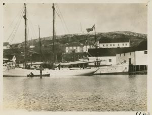 Image of STRATHCONA ll and UNGARA  at dock in Battle Harbor